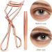 WLLHYF Eyelash Curler Kit - Professional Beauty Tool for Dramatically Curled Eyelashes - Includes Built-in Comb, Tweezers, and 10 Replacement Pads - for Women and Girls - Buy Online on GoSupps.com