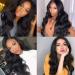 18 Body Wave Lace Front Wig - 4x4 Closure Human Hair for Black Women | 150% Density Pre-Plucked Brazilian Virgin Hair - Buy Online on GoSupps.com