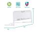 Dream On Me Lightweight Mesh Bed Rail | Adjustable, Breathable Fabric in White - Buy Online on GoSupps.com