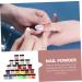 PLAFOPE 24 Boxes Nail Crystal Powder Neon Acrylic Nail Pigment Powder Carving Powder Yn Nail Products Pp - Buy Online on GoSupps.com