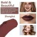 Mellow Liquid Matte Lip Paint Shanghai - Highly Pigmented & Smudge Proof Vegan Lip Color - Buy Online on GoSupps.com