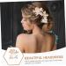 FOYTOKI 1 Set Leaves and Flowers Hair Comb Bridal Hair Accessories Bride Headdress Vintage Hair Accessories Headpiece for Wedding Decoration Womens Headpiece Flower Clips for Hair - Buy Online on GoSupps.com