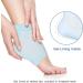 Moisturizing Gel Socks for Dry Cracked Heels - Foot Spa Treatment for Softening and Hydrating Heels (1 Pair) - Buy Online on GoSupps.com