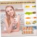 LABRIMP Fridge Egg Box Egg Carton Eggs Egg Plate Snow Cone Cups Clear Shelves Egg Stand Egg Tray Crisper re-usable Food Tray Black 22.3X10.1X8.9CM - Buy Online on GoSupps.com