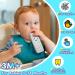 HOPEEYE 2 Pack Silicone Teething Toys for Babies 6-18 Months - BPA Free Mobile Phone Shape Chew Toys - Sensory Toys Set - Pink & Grey - Buy Online on GoSupps.com