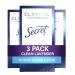 Secret Clinical Strength Antiperspirant and Deodorant for Women 72 HR Odor Protection Invisible Solid Clean Lavender 1.6 oz (Pack of 3)