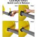 Power Guidance Dumbbells | 50mm Barbell Clamps & Collar Clips | Quick Closure for Weightlifting & Fitness Training - Durable Nylon & Rubber | International Shipping - Buy Online on GoSupps.com