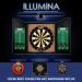 ONE80 ILLUMINA Dartboard Lighting System - Clear Vision Design, Sunlight Effect, Tape Measure & Level - Dartboard & Surround Not Included - Buy Online on GoSupps.com