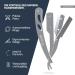 Sapiens Barbershop Razor for Men - Silver Edition Straight Razor + 20 Derby Blades & Trap Bag - Premium Barber Razor with Exchange Blade - Buy Online on GoSupps.com