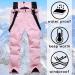 Women's Detachable Ski Bib Pants - Outdoor Windproof Waterproof Snow Pants - Large Size | Waterproof & Breathable - Buy Online on GoSupps.com