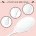 Yalikop 16 Pcs Retro Handheld Mirror - Vintage Vanity Cute Oval Decorative Mirror for Girls - Compact Travel Makeup Mirror (White) - Buy Online on GoSupps.com
