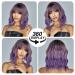 Shop Testar Short Wavy Purple Bob Wigs | Stylish Curly Shoulder-Length Synthetic Wig for Women & Girls - Perfect for Costumes & Daily Wear - Buy Online on GoSupps.com