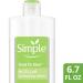 Buy Simple Kind to Skin Cleansing Water 6.7 oz - Unscented Micellar Water for Gentle Cleansing | International Shipping Available - Buy Online on GoSupps.com