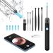 Ear Wax Removal Kit Hpavxlr 1080P Wireless Ear Remover with Camera 3.5mm Ear Endoscope WiFi Otoscope with App Control 6 Visible LEDs IP67 Waterproof Suitable for iOS Android Adults Kids Pets X1-b
