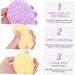 NOLITOY 4 Pcs Bath Ball Loofah Sponge - Honeycomb Shower Exfoliating Scrubbers for Baby & Skin-Friendly Cleaning Supplies - Buy Online on GoSupps.com