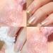 Glitter Nail Polish Pink Sparkle Nail Varnish Pink Nail Varnish Quick Drying & Long Lasting Pink Shimmer Nail Polish Healthy Breathable Shiny Pink Nail Polish for Women Teens - Buy Online on GoSupps.com