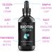 Pure Liquid Biotin for Hair Growth 10,000 mcg with Vitamin C - Skin & Nail Support - 60 Day Supply - 2 oz - Women & Men - Buy Online on GoSupps.com