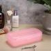 JUXYES Plastic Sterilizing Tray for Nail Art - Portable Sterilizer Organizer Transparent Storage Box for Tools & Accessories (Pink) - Shop Internationally - Buy Online on GoSupps.com