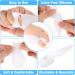 Toe Protectors (12 Pcs) - Bunion Corrector & Silicone Spacers for Women - Big Toe Relief & Alignment Gel Shield - Buy Online on GoSupps.com