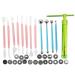 YaeGarden 33Pcs Clay Fondant Extruder Cake Decorating Supplies Sugar Modeling Tool  Clay Extruder Gun with 20 Tips  4Pcs Ball Stylus Dotting Tool & 8Pcs Plastic Crafts Clay Modeling Tool