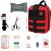 First aid set medical tactical bag medical bag for camping hunting hiking at home car and adventure trauma kit military combat survival everyday carry bleeding control pink