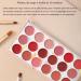 Lip Gloss Lip Palette - Waterproof Matte Lip Palette | Waterproof and Sweatproof Lipstick Palette Lip Cream Palette Portable Lip Gloss for Women Small a - Buy Online on GoSupps.com