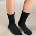 Silver StepsTM Extra Plush Crew Cut Diabetic Socks 3 Pair - Large Black - Buy Online on GoSupps.com