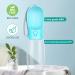 Osportfun Portable Dog Water Bottle - 550ml Leak-Proof Dispenser with 100ml Food Container & Activated Carbon Filter for All Dog Sizes - Buy Online on GoSupps.com