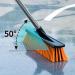 Siopob Hard Bristle Broom Indoor Outdoor Bristle Broom Reusable Shower Cleaning Brush Scrub Brush Grout Brush for Warehouses Balconies and Decks 40cm - Buy Online on GoSupps.com