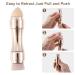VOCOSTE 4 in 1 Portable Makeup Brush Set | Gold Tone Foundation Lip Eyeshadow & Blush Brushes | Ideal for Travel - Buy Online on GoSupps.com