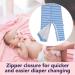 weVSwe Baby Toddler Boy Swimsuit UPF 50+ Sun Protection Rash Guard Swimwear - Blue Stripes | 0-3 Years | Crotch Zipper | Ages 0-6 Months - Buy Online on GoSupps.com