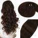 Vivien real hair treat extensions brown extensions tress real hair darkest brown brown extensions hair relocation 100 grams 18 inch/45cm #2 18 zo11 2-1 dresses #2