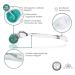 Microneedling Set Faces of Fey - 192 Real Needle Dermaroller Hyaluron Serum & Sanitizer - 0.25mm Nadel Roller for Facial Tightening & Modeling - Buy Online on GoSupps.com