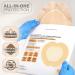 EVERLIT Sacrum Silicone Foam Dressing 9x9 inch - Pack of 5 | Absorbent & Waterproof Sacral Bandage for Bed Sores & Pressure Ulcers - Buy Online on GoSupps.com
