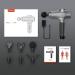 Deep Tissue Percussion Massage Gun for Athletes - 30 Speed Handheld Massager for Pain Relief - Grey - Buy Online on GoSupps.com