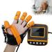 ZZBB Rehabilitation Gloves Finger Orthoses Rehabilitation Robot Exoskeleton Manual Training Functional Hand Splint for Long-Term Relief Left-hand Large