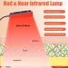 Infrared Red Light Therapy Lamp with Height Adjustable Stand - 660nm 850nm Near Infrared Bulb for Pain Relief - Includes Eye Mask - 35-67 Height - Buy Online on GoSupps.com
