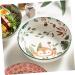 Zerodeko Ceramic Soup Bowl Animals for Kids Asian Decor Ramen Bowls Snack Serving Bowl Baby Food Noodle Bowl 23X23X7.3CM Assorted Color - Buy Online on GoSupps.com
