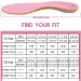 Women's Arch Support Orthotic Shoe Inserts UK-5-24CM (9.44 inches) - Pink - Buy Online on GoSupps.com