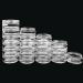 Beauticom 5G/5ML Stackable Clear Plastic Jars - 12 Pack for Cosmetics Crafts & Storage | Ideal Screw Cap Container - Buy Online on GoSupps.com