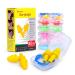 12 Pair Ear Plugs for Sleeping Noise Cancelling Reusable Silicone Earplugs for Sleeping Shooting Swimming Study Work Travel Suitable for Kids and Adults Multicolored-a
