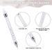 Double-Sided Nail Strass Picker Tool - Wax Pencils for Rhinestones & Diamond Painting | Colorful Pencils with Storage Box (White) - Shop Internationally - Buy Online on GoSupps.com