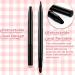 Professional Double Sided Retractable Lip Brush Applicator | Portable Travel Lip Makeup Brush with Cap - Black - Buy Online on GoSupps.com