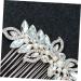 DOITOOL Bridal Headdress Rhinestone Bridal Comb Silver Hair Clip Combs for Women Hair Combs for Gold Headpiece Bride Hair Clip Rhinestone Headpiece Accessories - Buy Online on GoSupps.com