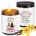 Vanilla Scented Candles Gifts for Women Best Friend Unique Birthday Gifts for Sister Aromatherapy Soy Wax Candles Gifts for Bestie Christmas Xmas Gifts Idea for Women Best Friend Sister Bestie BFF