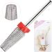 PANA Nail Carbide 5 in 1 Bit - Dual Direction Rotation for Left and Right Handed Use - Fast Acrylic and Gel Removal - 3/32 Shank - Manicure Drill Machine (Fine - Silver) - Buy Online on GoSupps.com