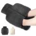 SWAWIS Foot warmers without electricity 2 in 1 foot warmer Foot warmer Heat bottle Feet 2l footwarm bottle Heat bottle for the feet soft and convenient footworm bottle for women men adults (gray 36x30cm) gray 36x30 cm