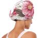 Pink Peony Hair Towel 2 Pack - Super Absorbent Quick Dry Hair Turbans for Women & Girls - Buy Online on GoSupps.com
