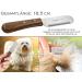 Premium Trimmeters Set for Dogs & Cats - 2-Part Stainless Steel Fur Care Comb for Long & Short Hair - Buy Online on GoSupps.com