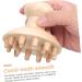 Fomiyes 2-Pack Wooden Massage Comb | At-Home Scalp & Hair Head Massage Device | Natural Beech Wood for Relaxation & Wellness - Buy Online on GoSupps.com